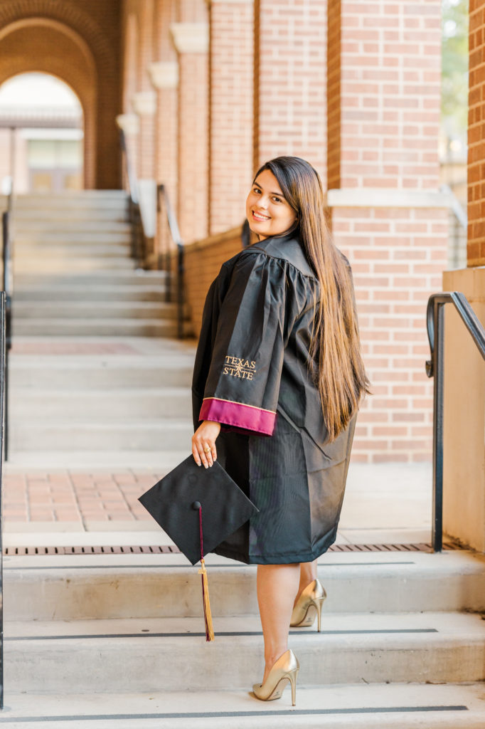 Texas State University Graduation Session