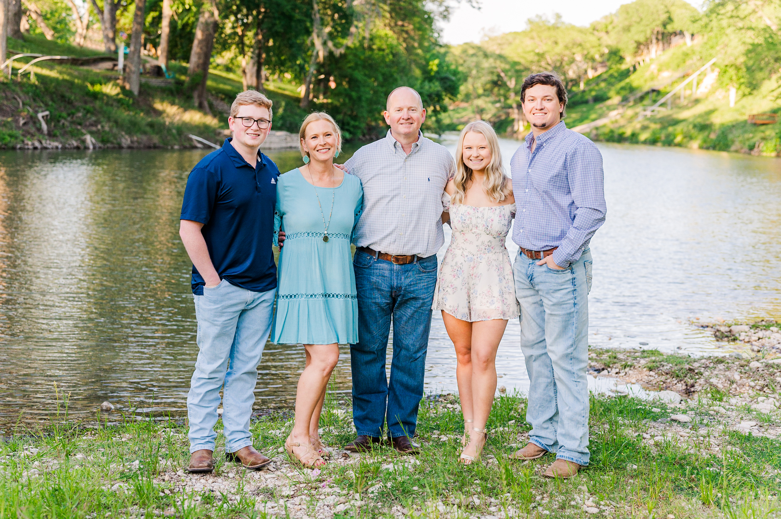 New Braunfels Family session by Gruene River
