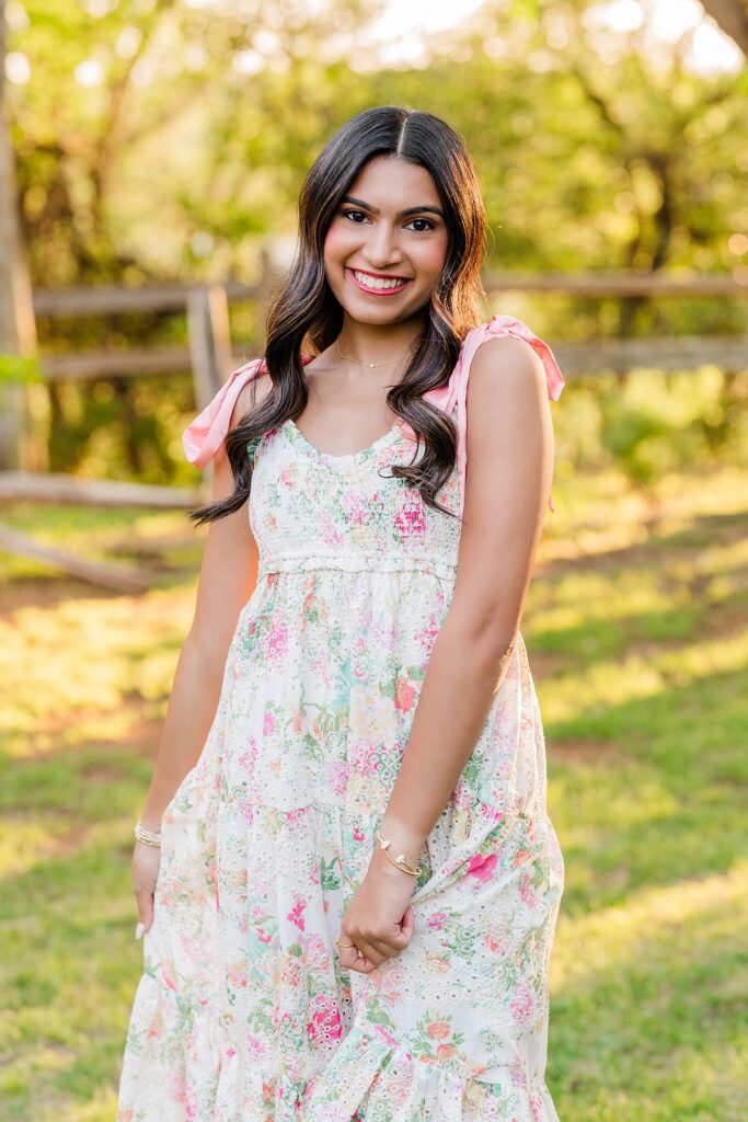 high school senior photo session in gruene